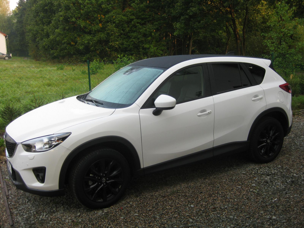 Mazda cx5 белая с черной крышей
