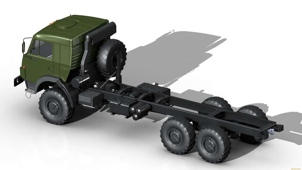 Mod КАМАЗ 44108 Spin Tires