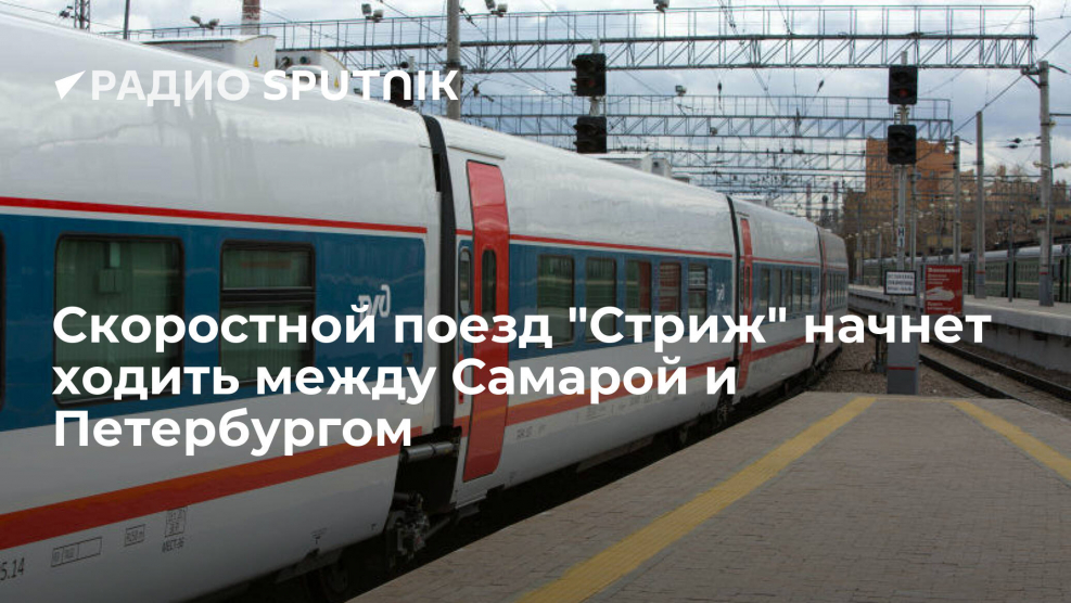 Поезд Стриж проходит Орехово Зуево