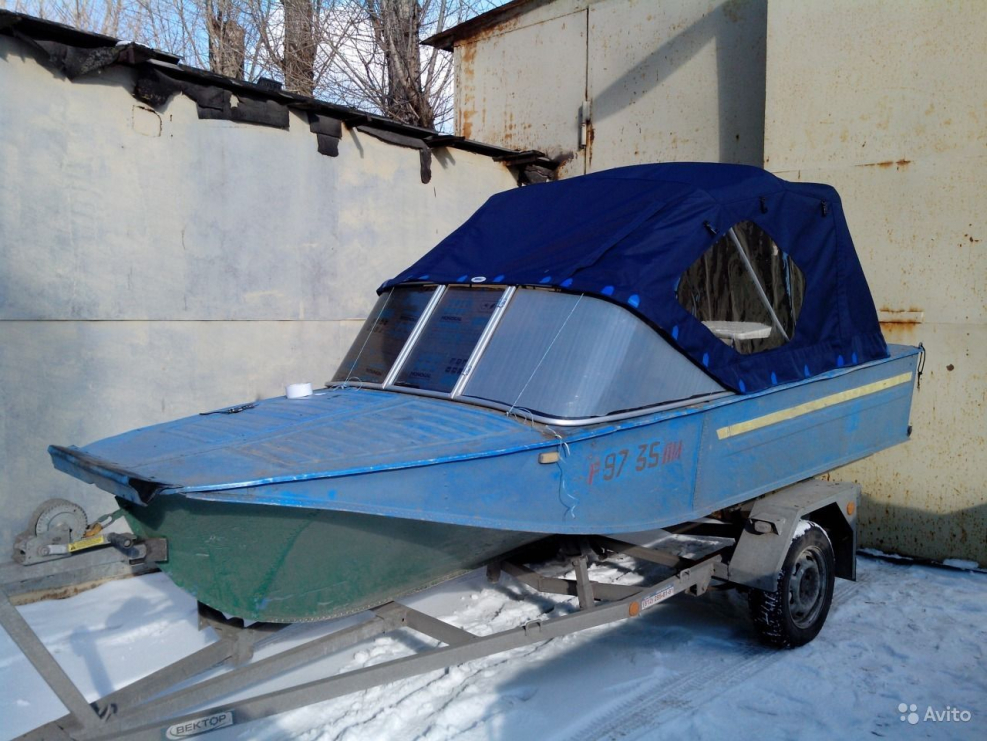 Ходовой тент на катер Альбатрос 550