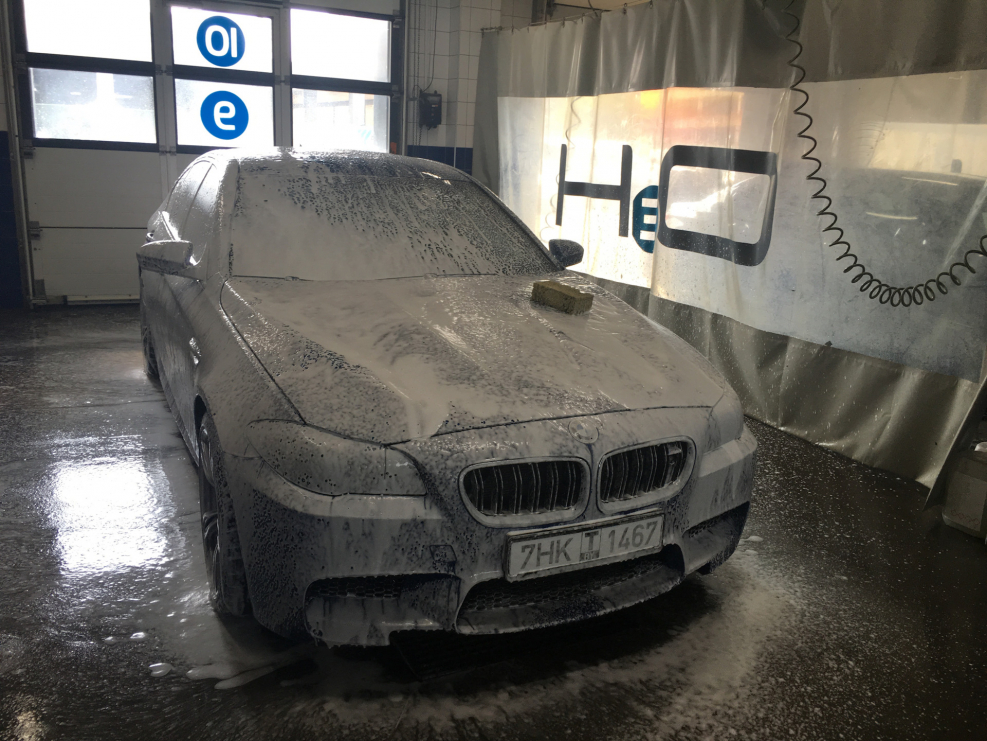 BMW 5 f10 мойка арок