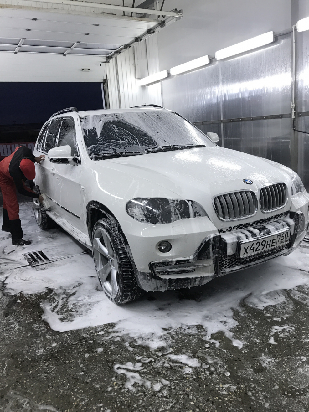 БМВ x5 мойка