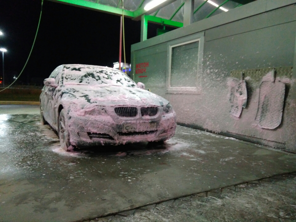 Автомойка зима