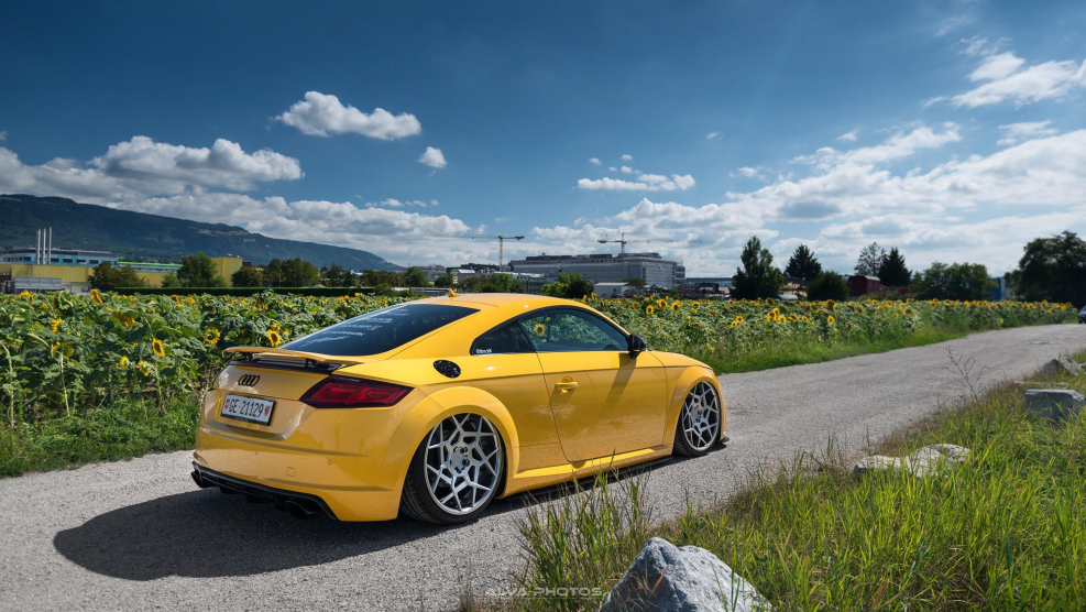 Audi TT RS 8s Yellow