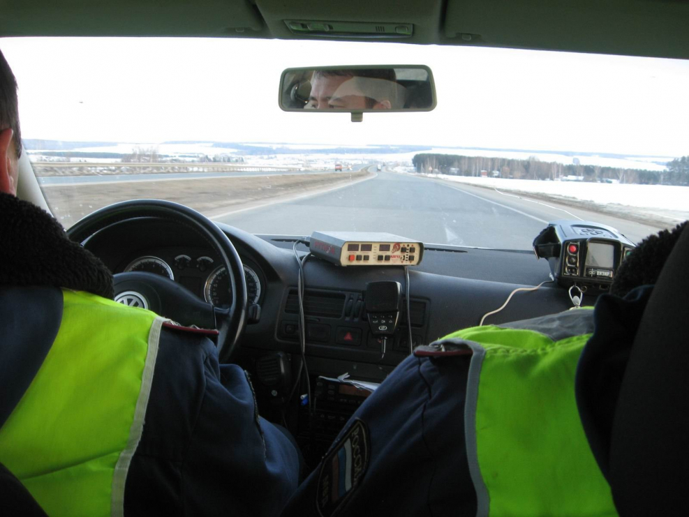 Салон автомобиля ДПС