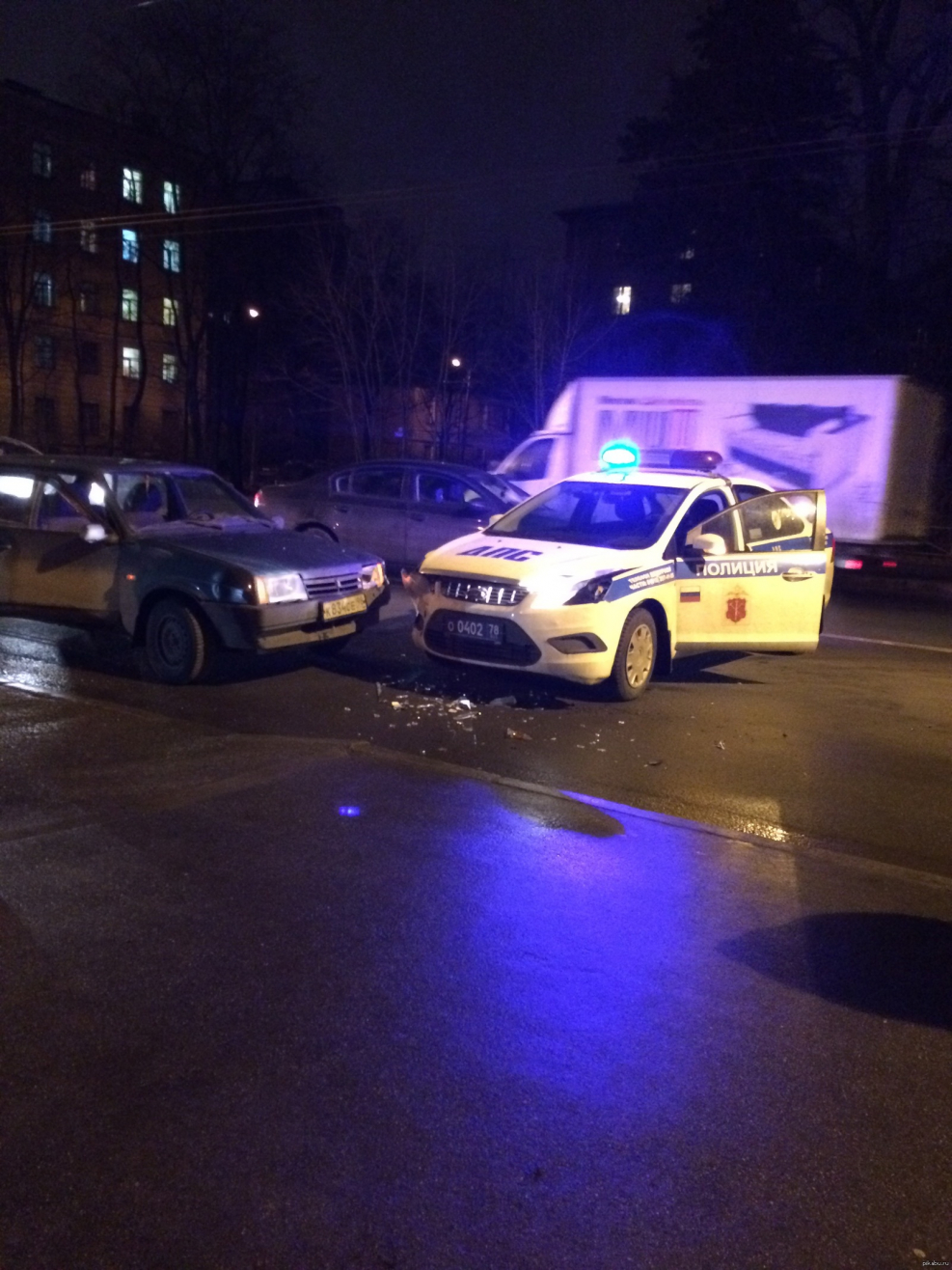 Салон полицейского автомобиля