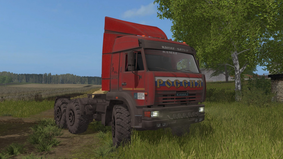 КАМАЗ тягач для ФС 17