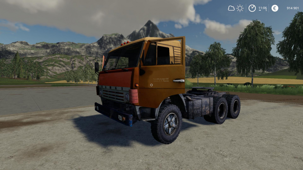 Мод тягач КАМАЗ 5410