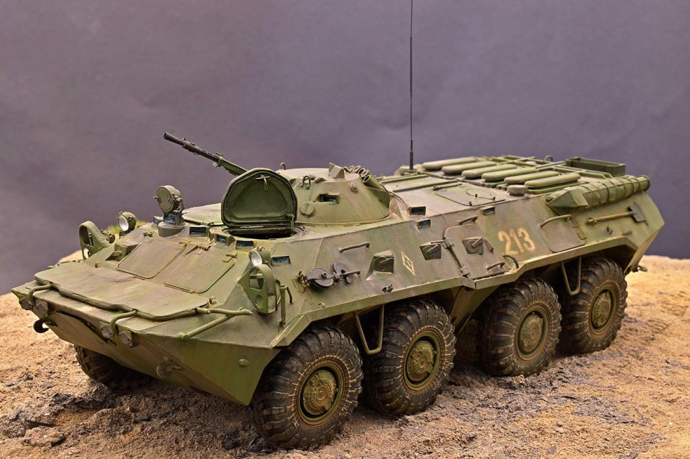 БТР-80 С боевым модулем Кливер