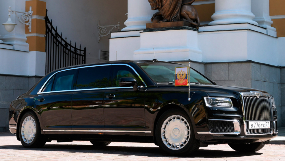 Aurus Senat Limousine l700 салон