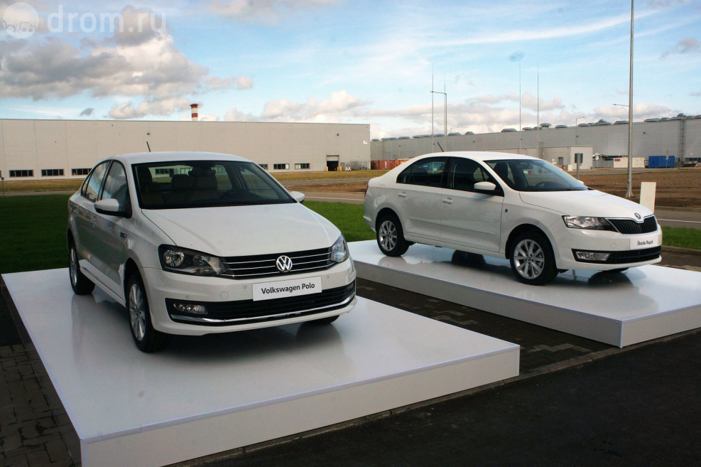 VW Polo Skoda Rapid