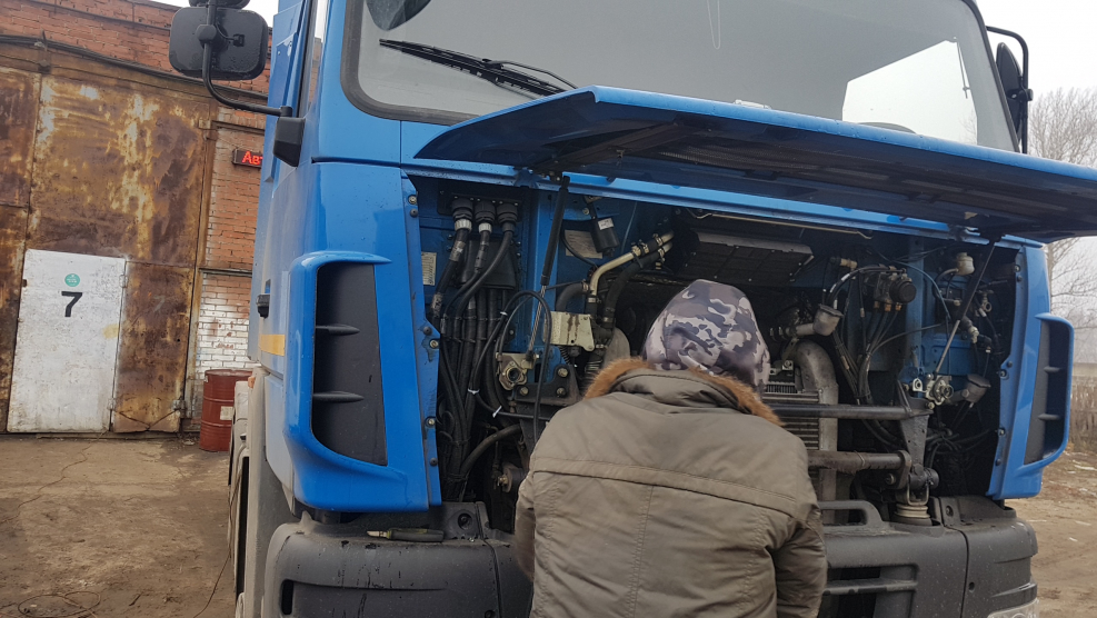 Кондиционер на МАЗ 6430