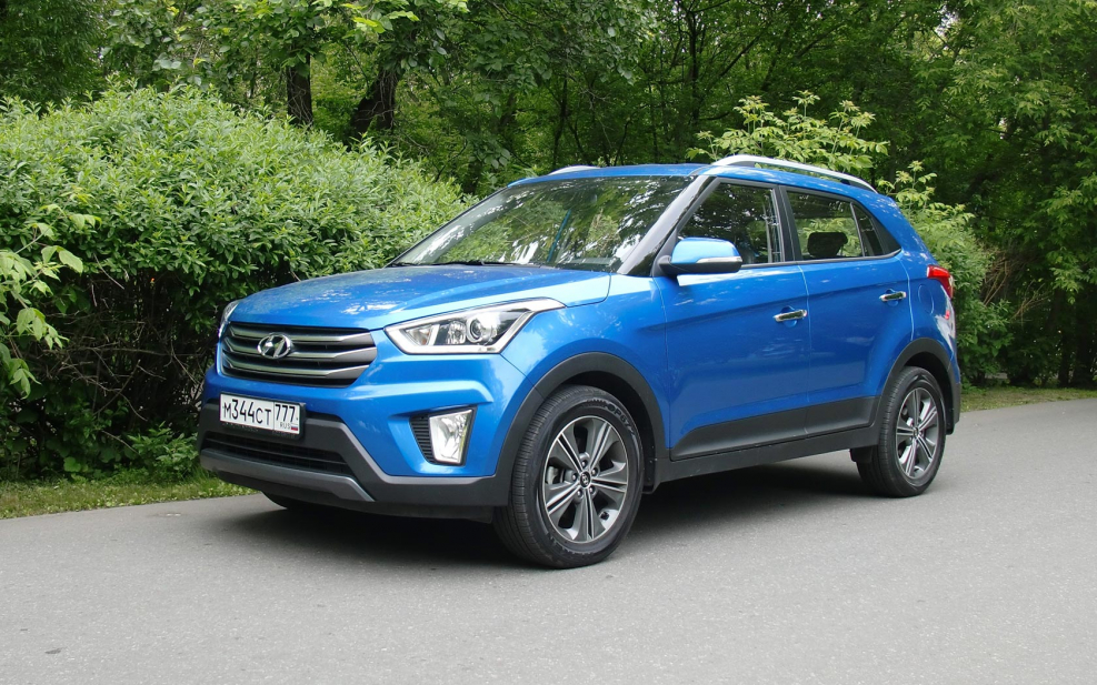 Hyundai Creta синий