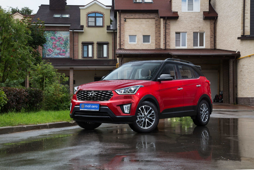 Hyundai Creta 2020 красная