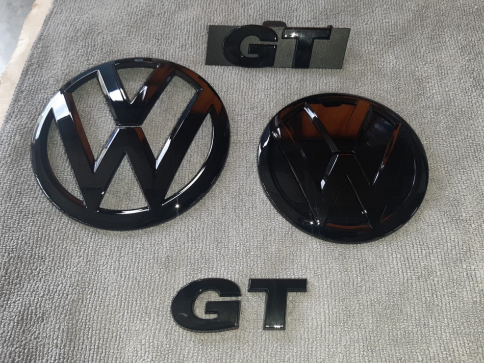 Антихром значка VW