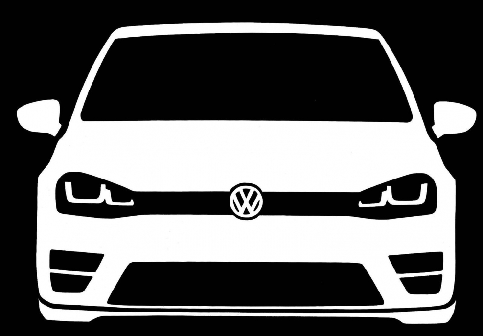 Volkswagen Golf r logo