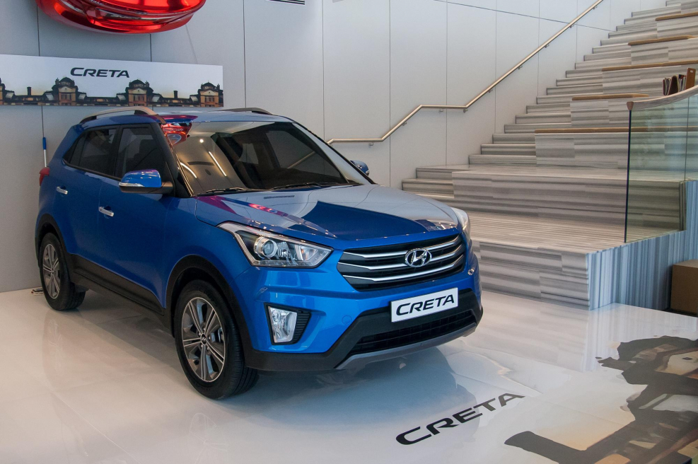 Hyundai Creta голубая