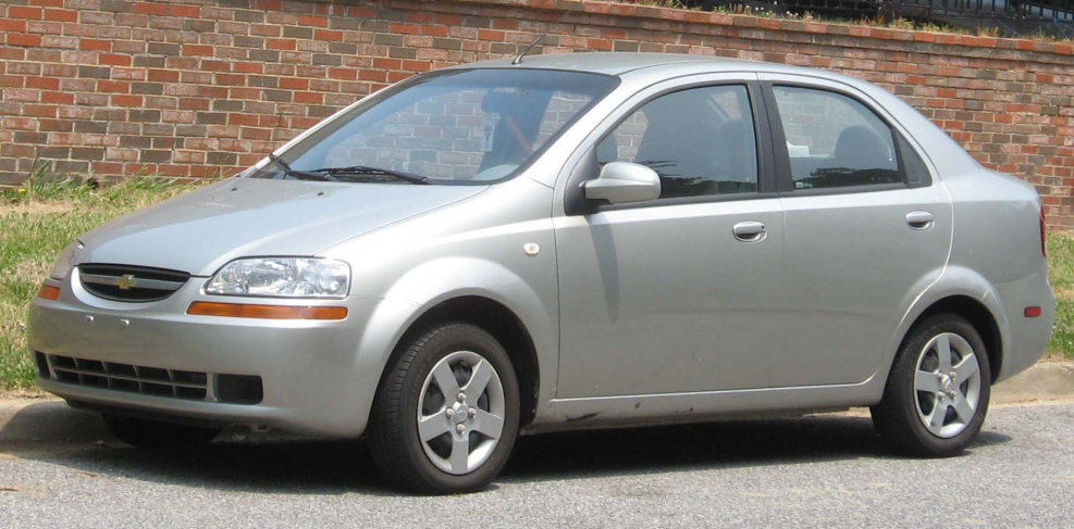 Chevrolet Aveo t200 седан