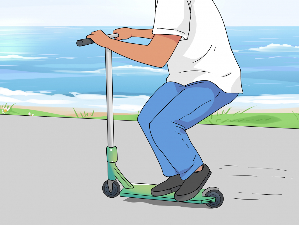 Tailwhip на самокате
