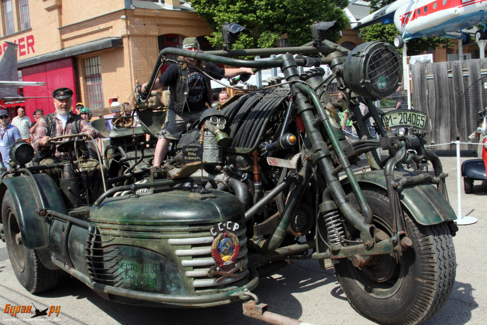 Leonhardt Gunbus 410 в движении