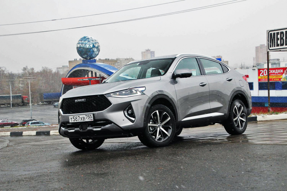 Haval f7x на широких колесах