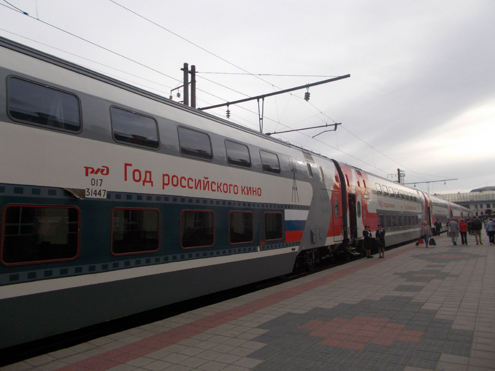 Двухэтажный поезд Воронеж Москва