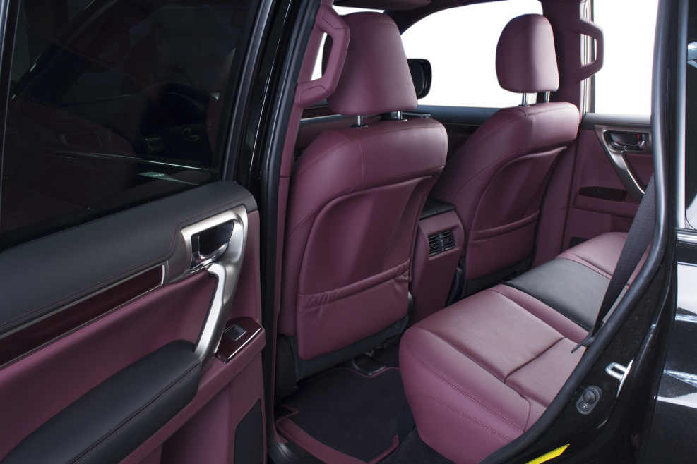 Lexus gx460 красный салон