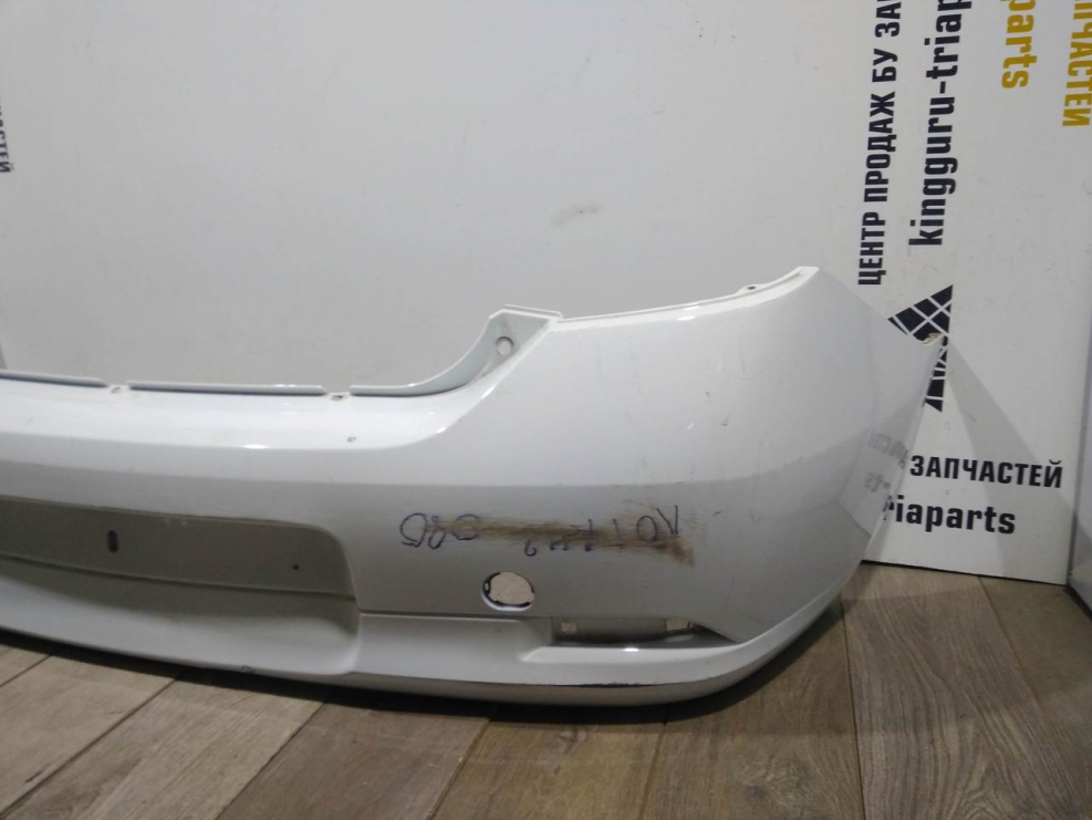 Задний бампер в цвет Renault Logan 2014-2018
