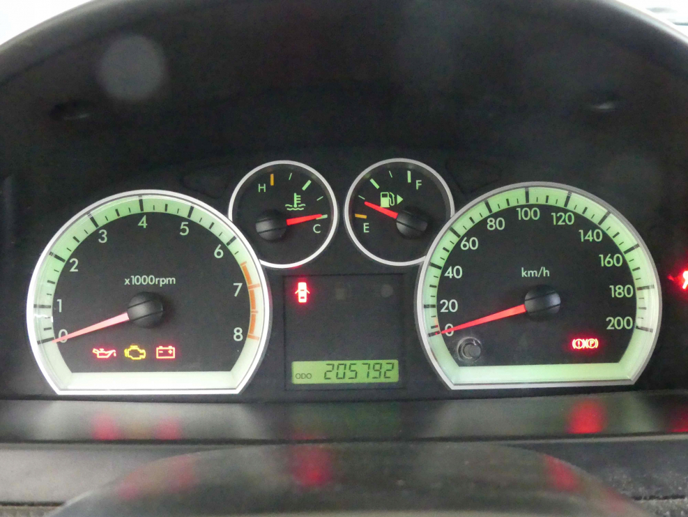 Приборная панель Авео т250