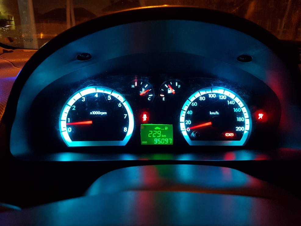 Приборка Авео т250