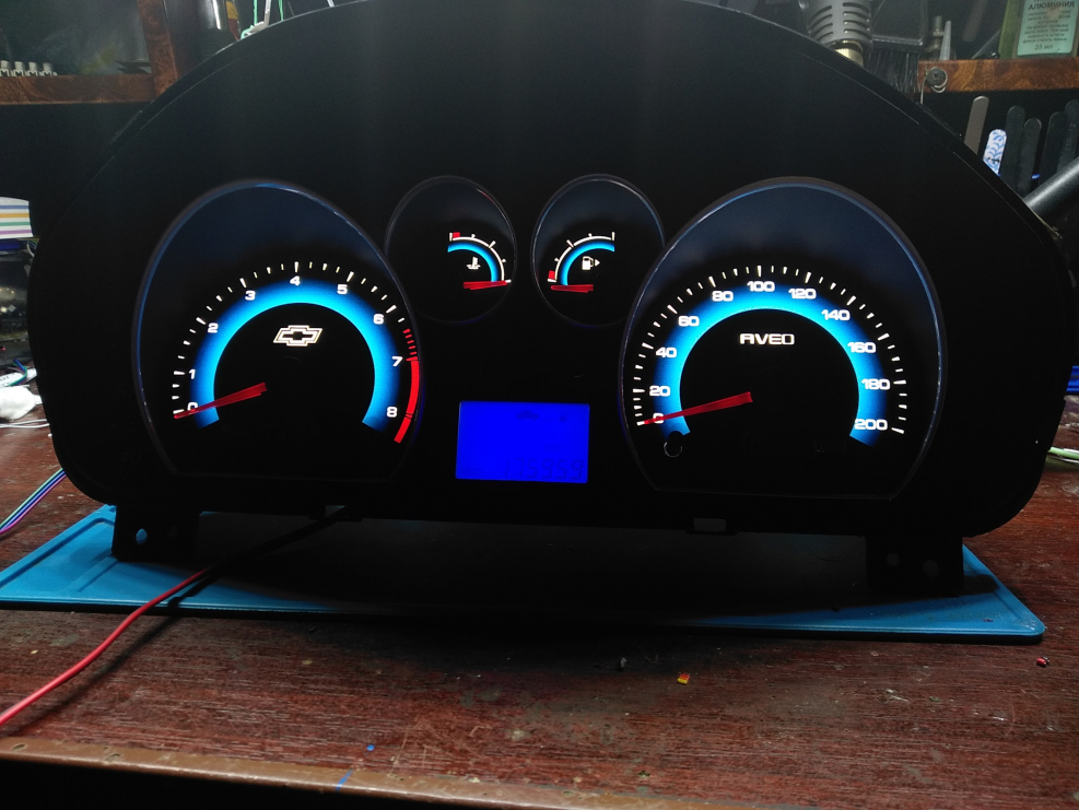 Щиток приборов Авео т250