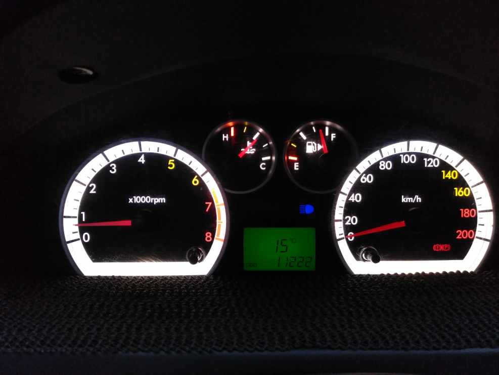 Шкала приборов Шевроле Авео т250