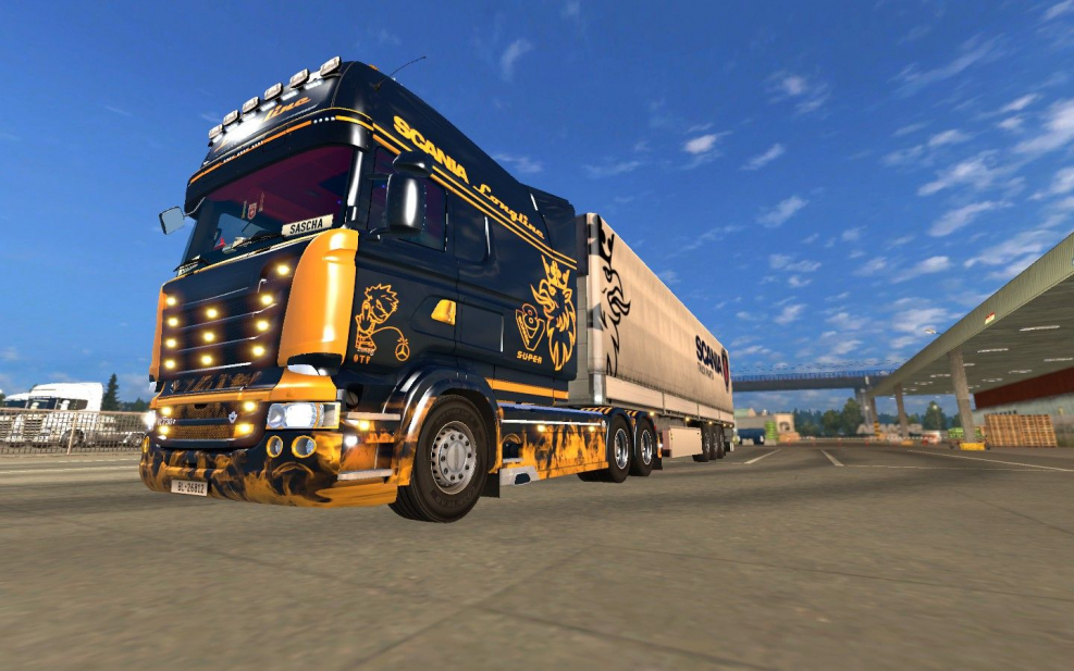 Scania r730 v8 Longline