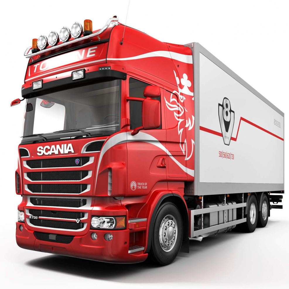 Тягач Scania r730 v8