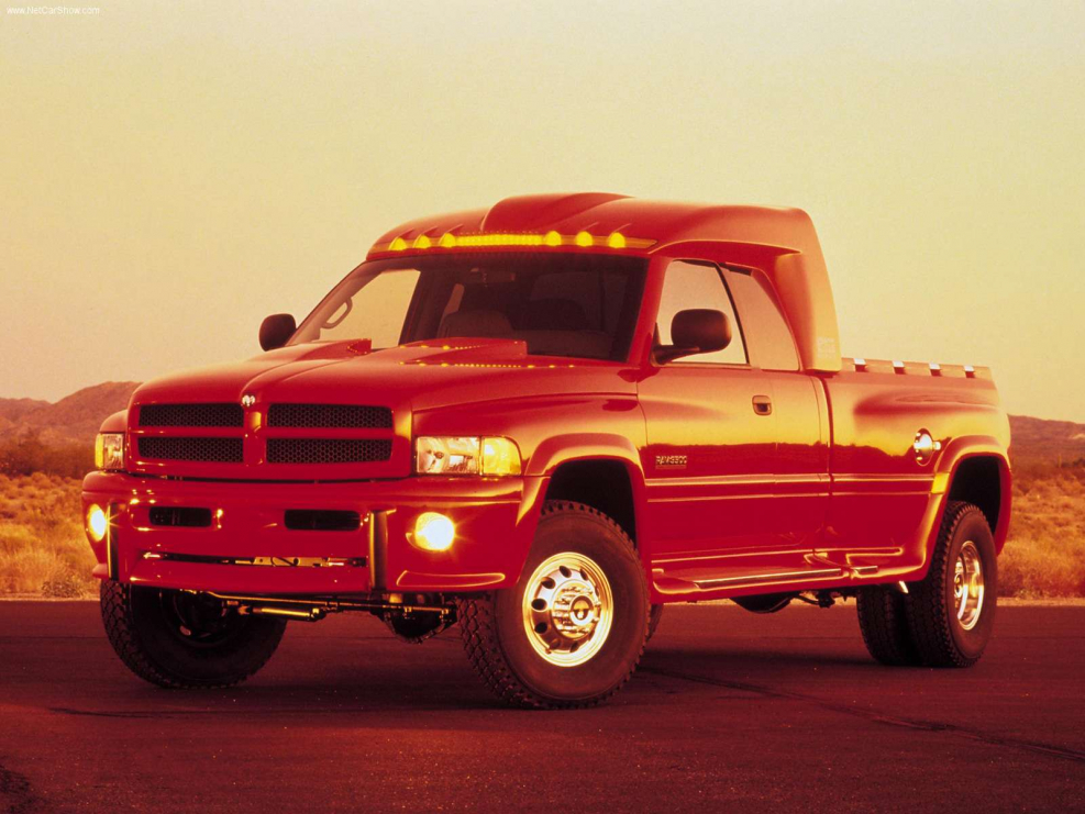 Dodge Ram красный