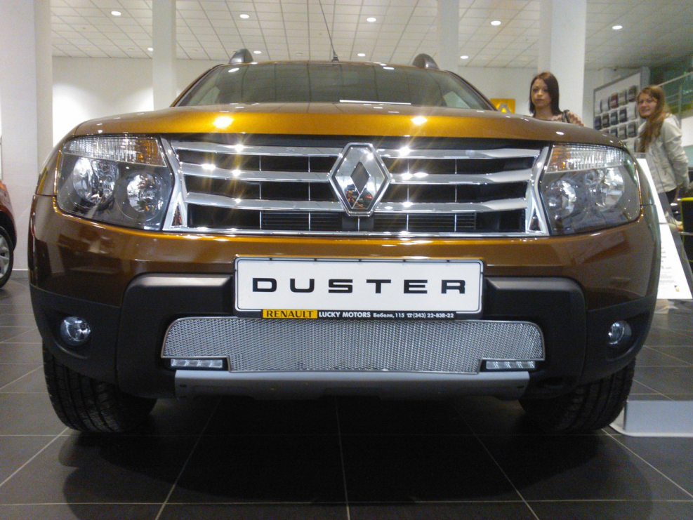 Duster защита радиатора