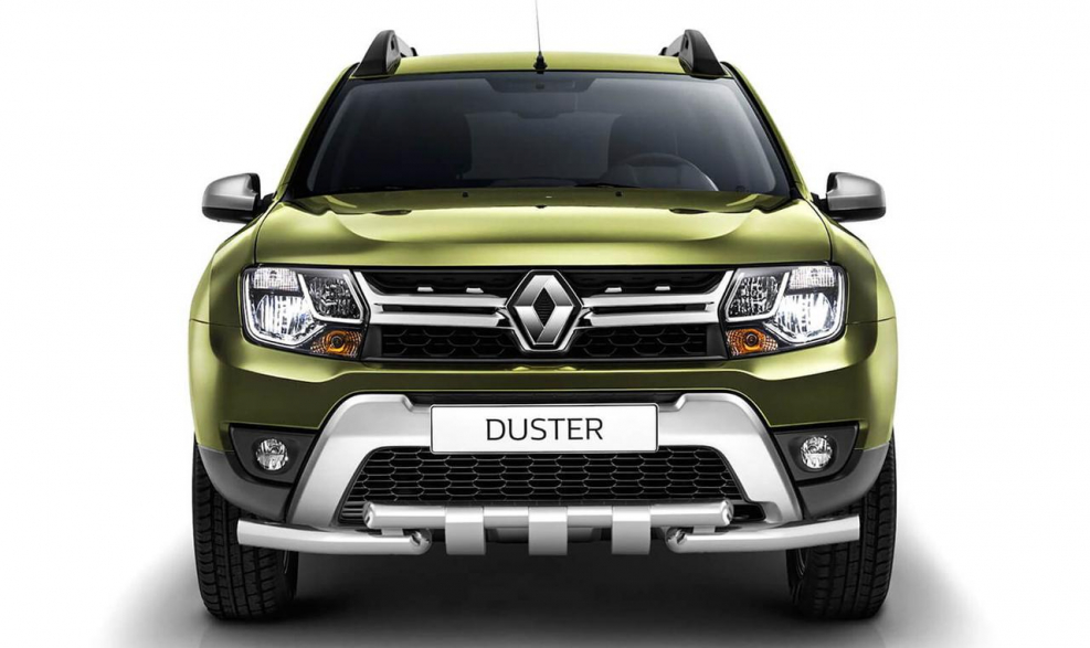 Защита переднего бампера для Renault Duster