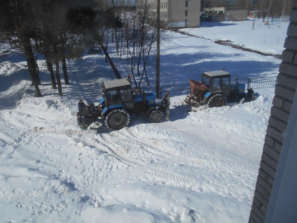 Уборочная техника зимой