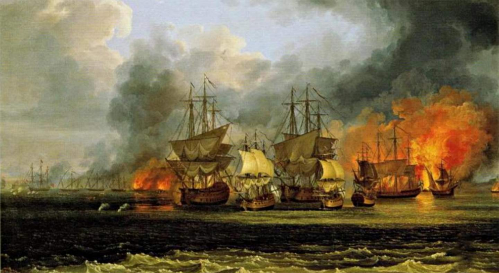 Чесменское сражение 1770