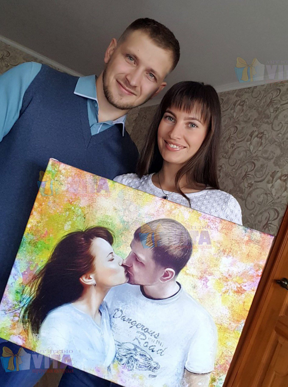 Портрет на холсте