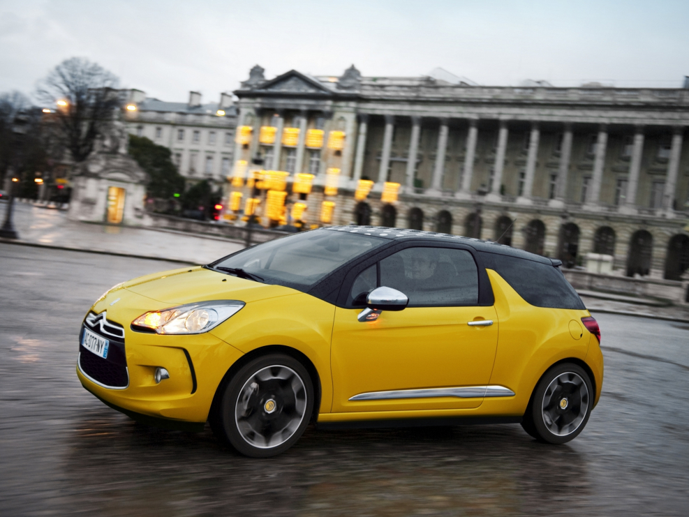 Citroen ds3 Yellow
