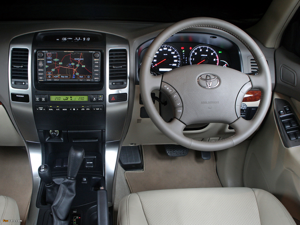 Toyota Land Cruiser Prado 120 кузов салон