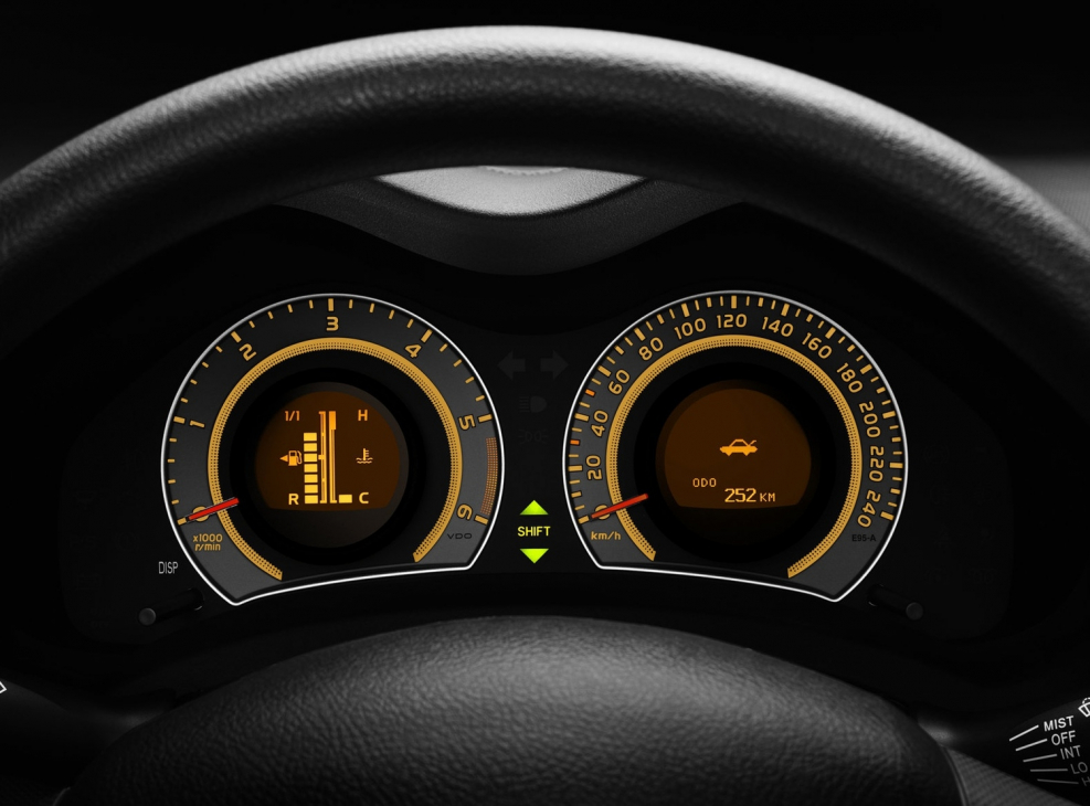 Toyota Auris приборная панель,2007