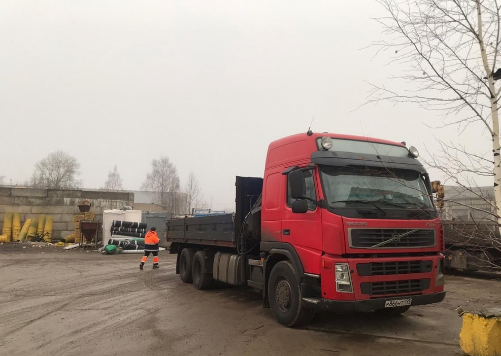 Volvo fm 12 манипулятор