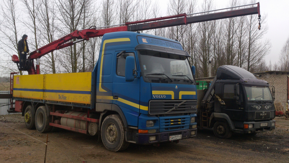 Volvo fh12 манипулятор