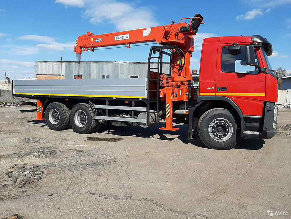 Volvo fm 6x4 манипулятор Kanglim