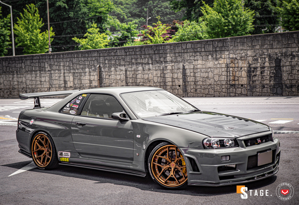 Nissan Skyline r34 белый