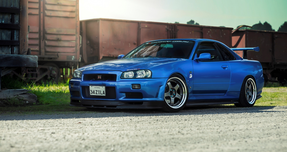 Nissan Skyline GTR r34 stance