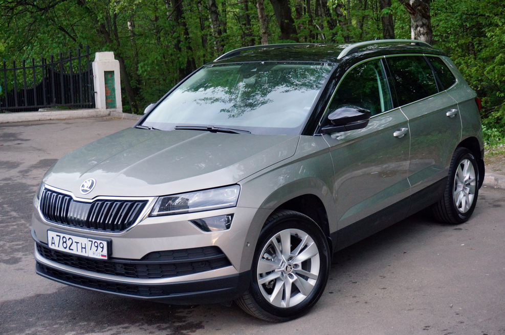 Skoda Karoq серебристый металлик