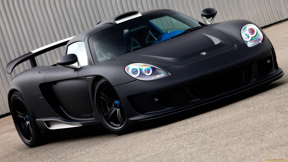 Porsche Carrera gt черная